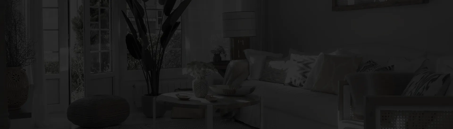 Fondo sala con diseño interior