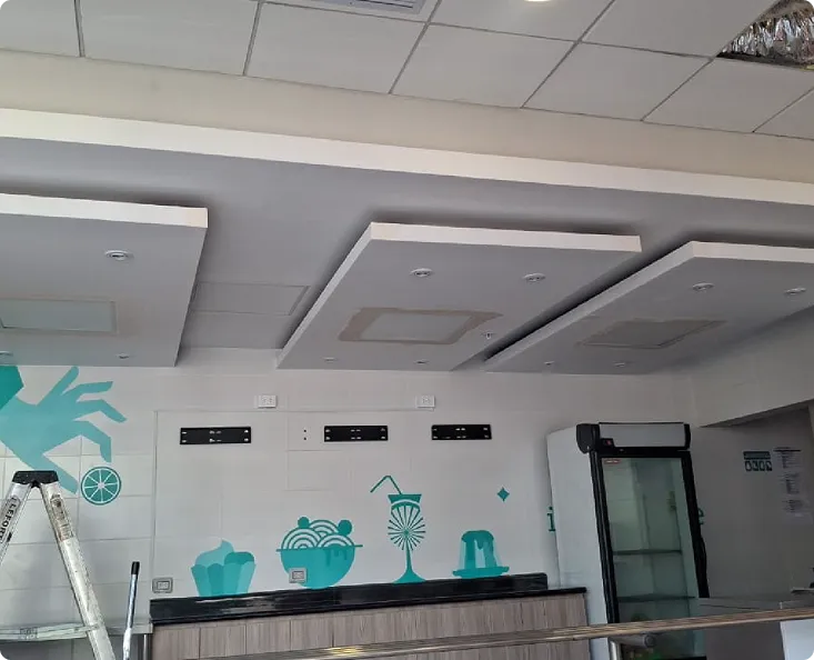 Trabajos de tabiquería en drywall y cielos rasos